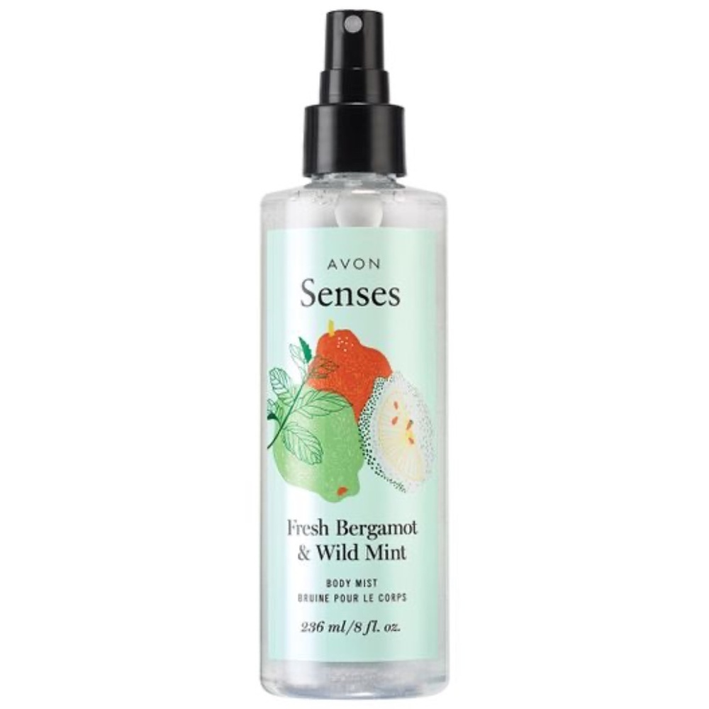 *AVON* Senses Fresh Bergamot & Wild Mint Body Mist